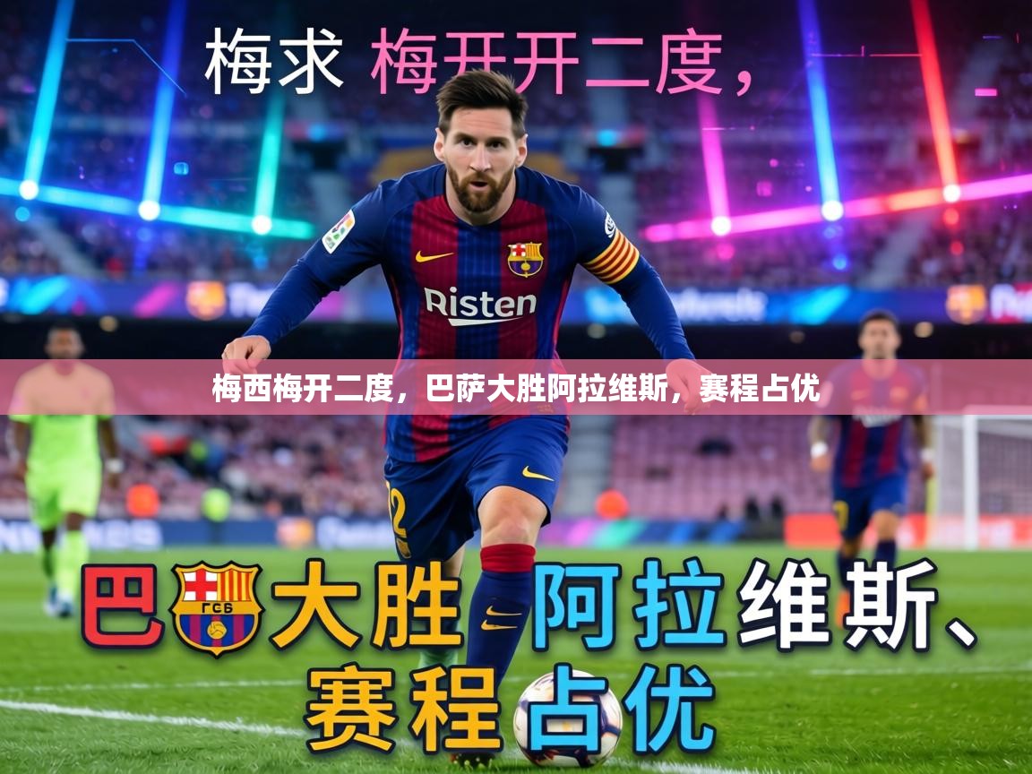 梅西梅开二度,巴萨大胜阿拉维斯,赛程占优 第2张